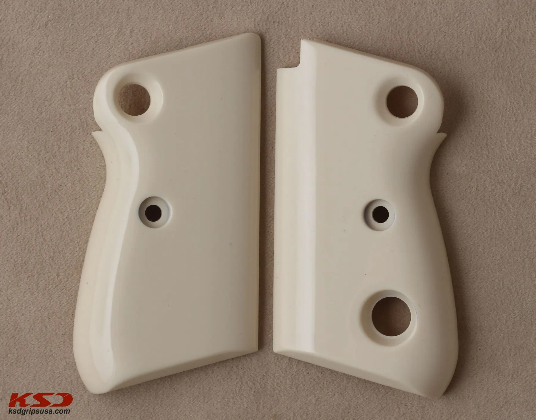

KSDGrips 71 72 75 Jaguar Grip (Crossbolt safety) Model Compatible Ivory Acrylic Grip for Replacement