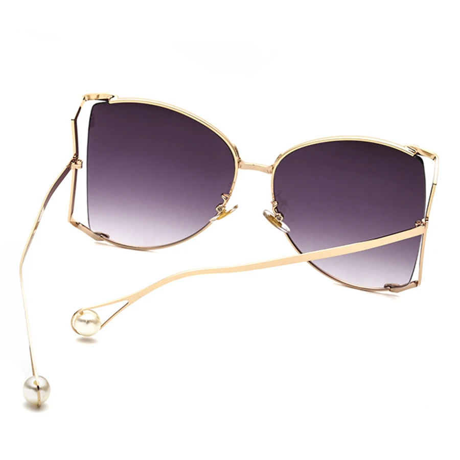 Женские солнцезащитные очки в форме бабочки большие брендовые дизайнерские