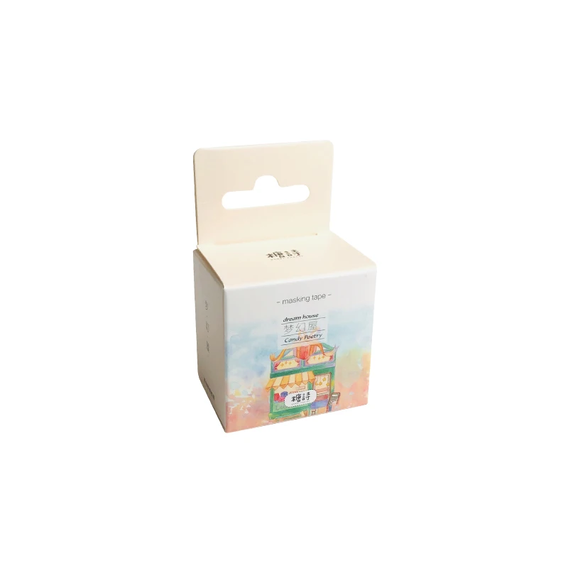 

3cmX5M Beautiful Dream House Decorative Washi Paper Tape Stick Label