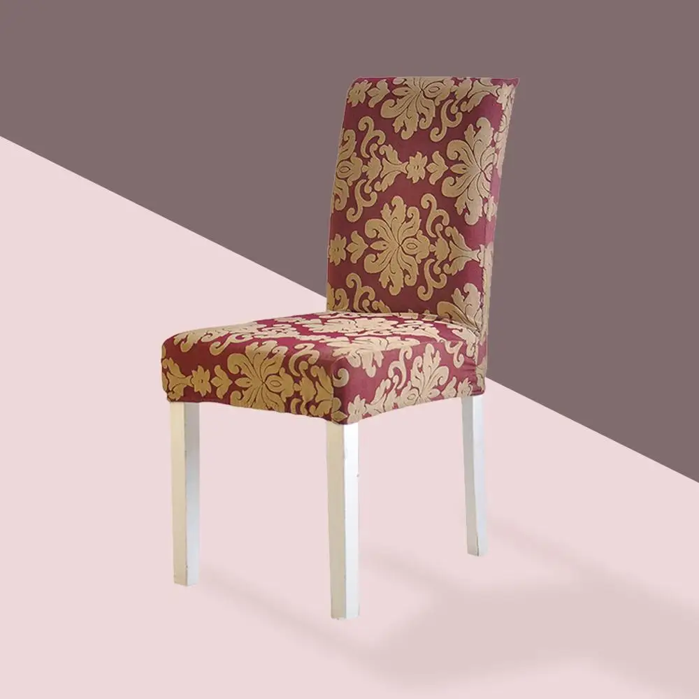 Жаккардовый чехол для кресла съемный большой эластичный Современное кухонное