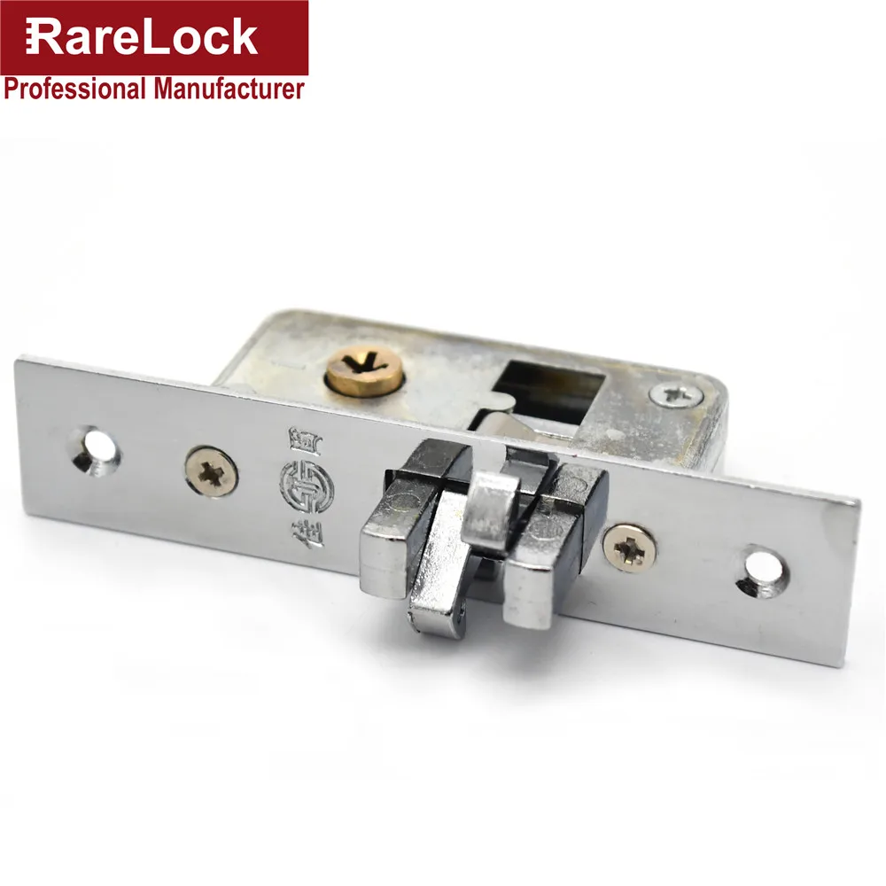 Rarelock скрытый раздвижной дверной замок с 3 ключами для спальни, ванной комнаты, аксессуары для деревянных дверей дома DIY MMS232 dd