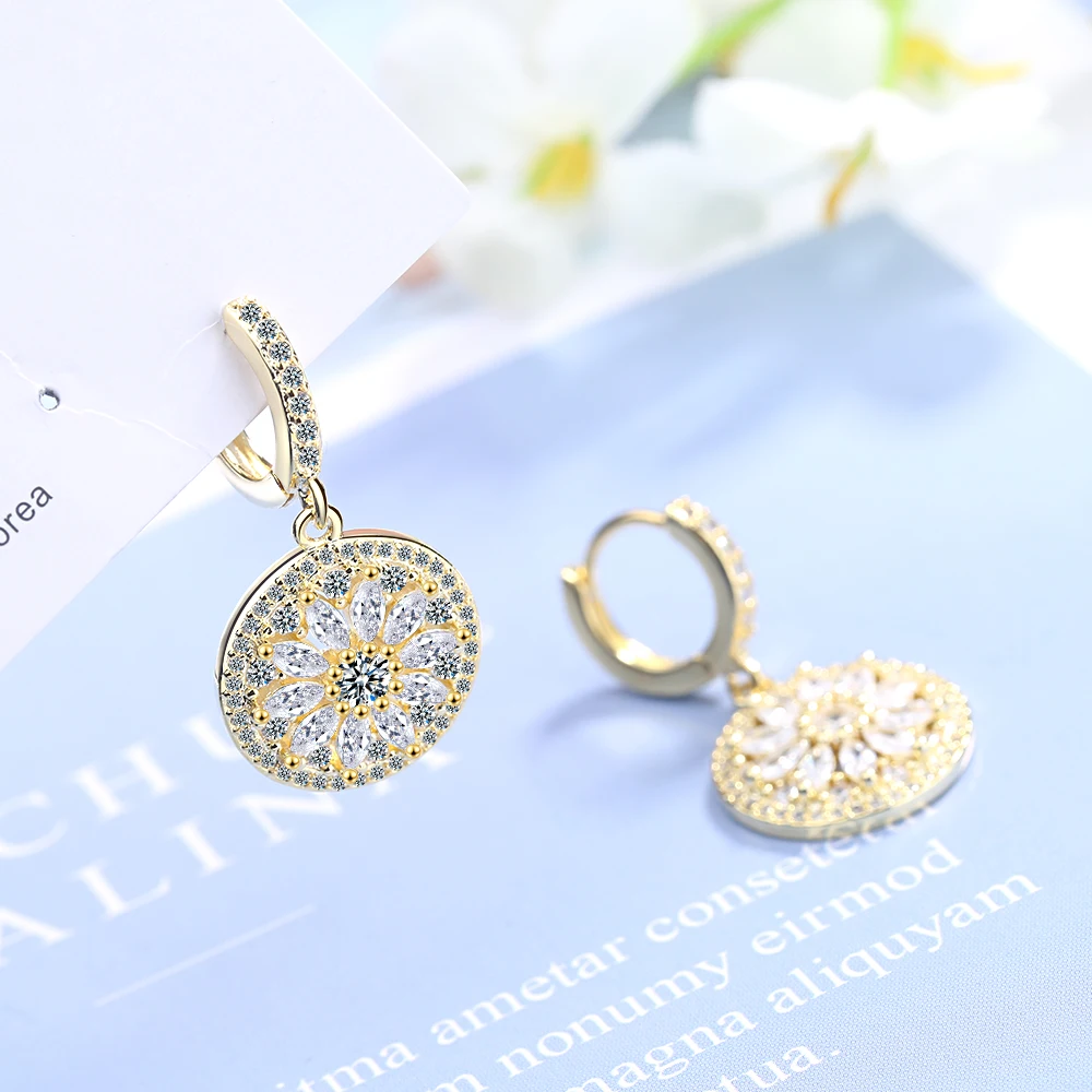 Женские серьги Ловец снов из серебра 925 пробы с фианитами|Серьги-гвоздики| |