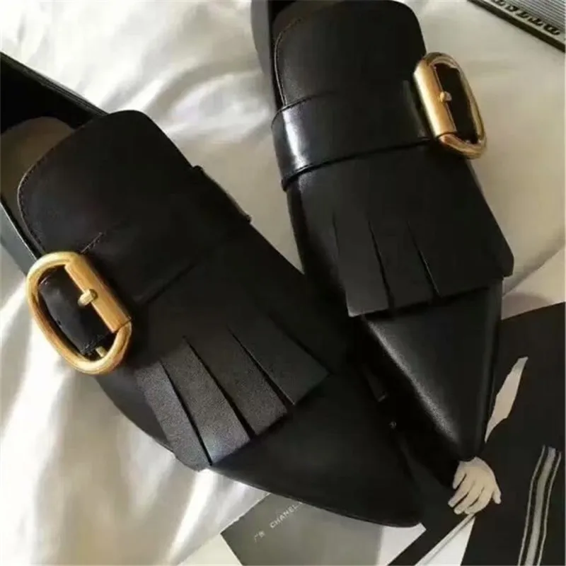 Женская обувь на плоской подошве; scarpe donna; женская обувь с пряжкой; лоферы с острым носком; женская обувь из мягкой кожи на низком каблуке; Zapatos De Mujer