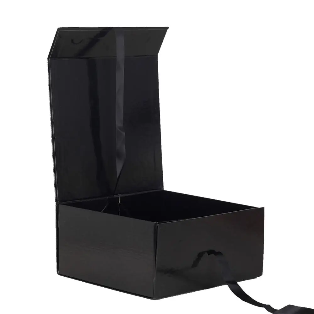 100 шт. Складная магнитная бумажная коробка для париков и ленточная
