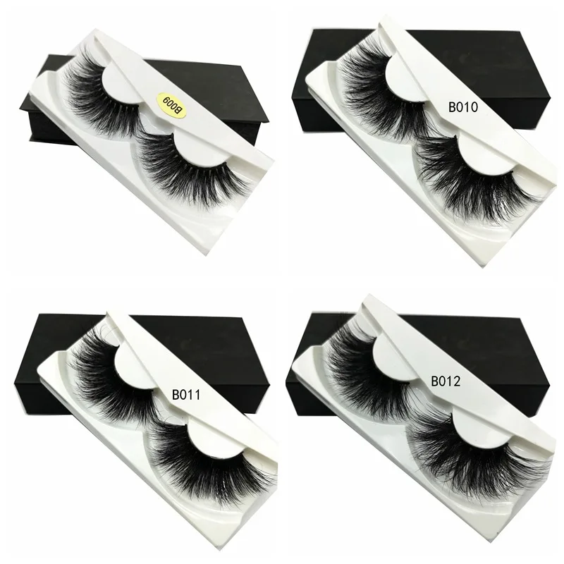 

5Pairs 25mm Mink Eyelashes Wispy Fluffy Reusable False Eyelash 3D Big Volume Crisscross Lashes Extension Makeup 18 Style Beauty