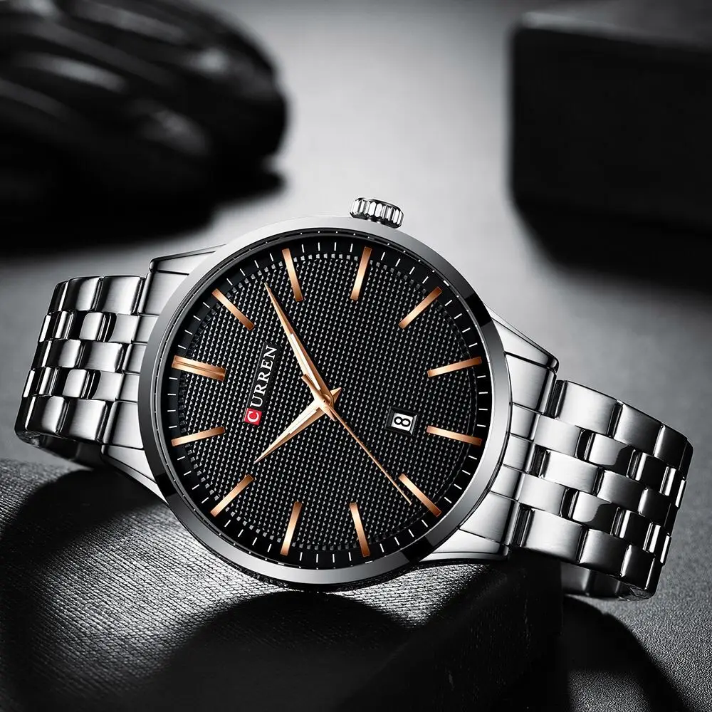 

relogio masculino watches men 2019 Brand CURREN Luxury Watch Quartz Stainless Steel Dial Wristwatch Business reloj hombre Saat
