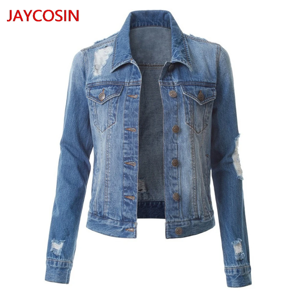 

JAYCOSIN Female jacket Womens Casual Solid Color Lapel Zipper Long Sleeve 2019 Leather Jacket Coat Hot sale L400826