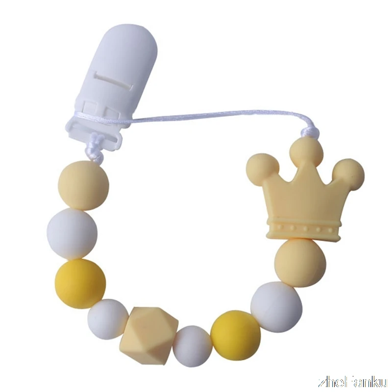 

Baby Pacifier Clips Chain Silicone Holder Soother Pacifier Clips Leash Strap Nipple Holder For Infant Nipple Bottle Clip Chains