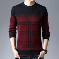 dimi slim fit jumpers knitwear woolen winter korean style casual clothing men new fashion brand sweater mens pullovers thick