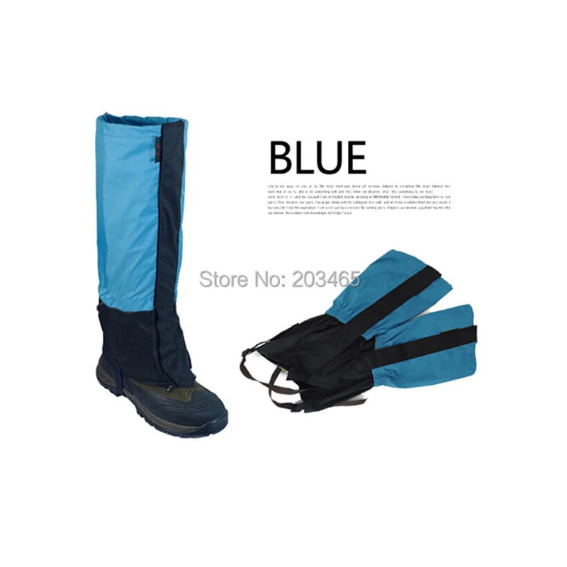 Уличные ботинки для пешего туризма дождя снега гетры прогулок на открытом