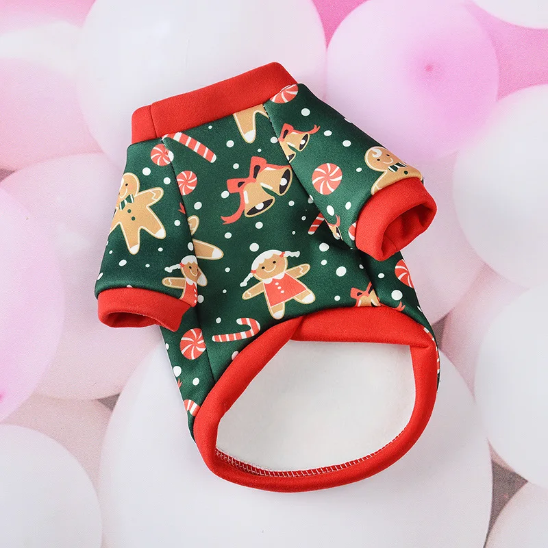 Sweet Pet Dog Clothes for Small Dogs Shih Tzu Yorkshire Christmas Sweatshirt Soft Puppy Cat Costume Clothing ropa para perro | Дом и сад