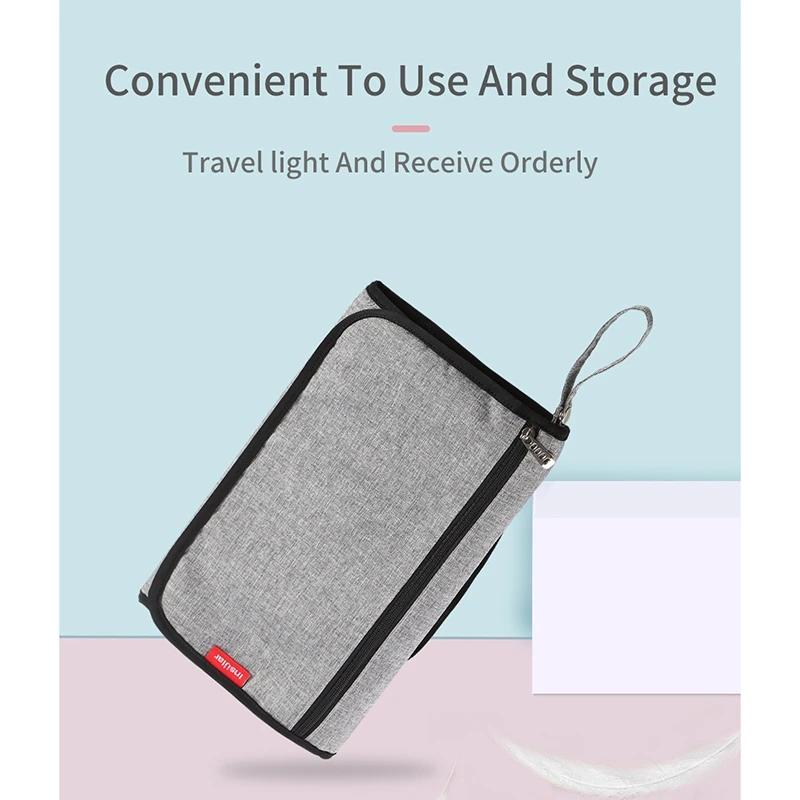 

Insular Waterproof Changing Pad Diaper Travel Cover Hand Folding Bags