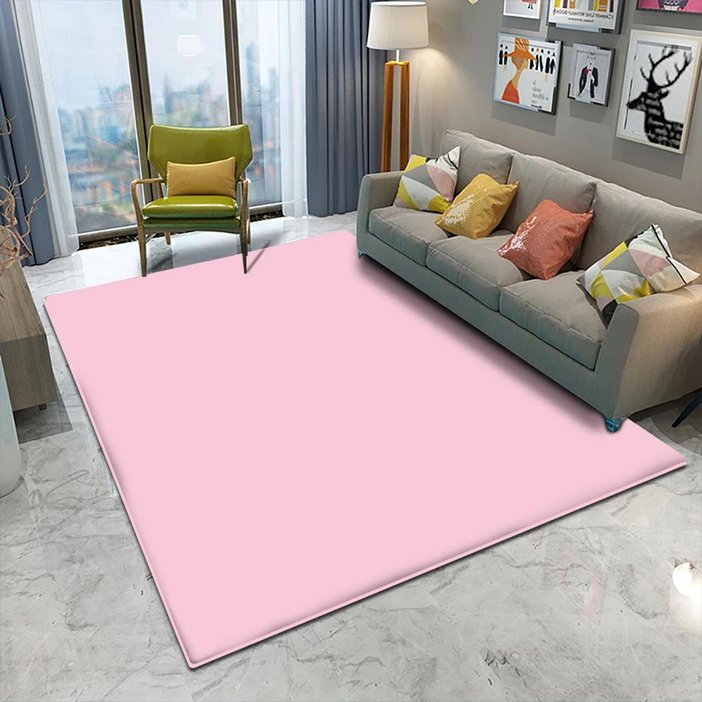 

The latest flannel non-slip carpet pure color absorbent sofa carpet bedroom living room children's decorative carpet yoga mat