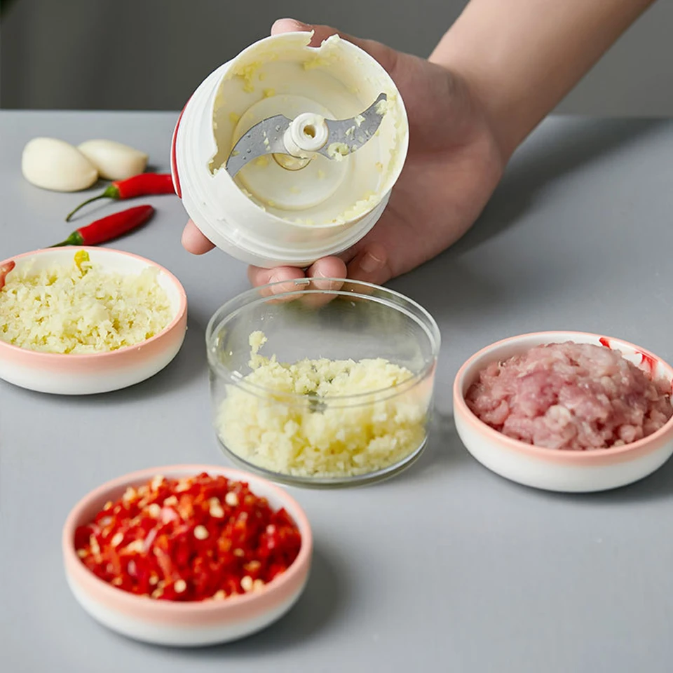 Transhome Строительная дробилка домашний ручной измельчитель овощей мяса лука