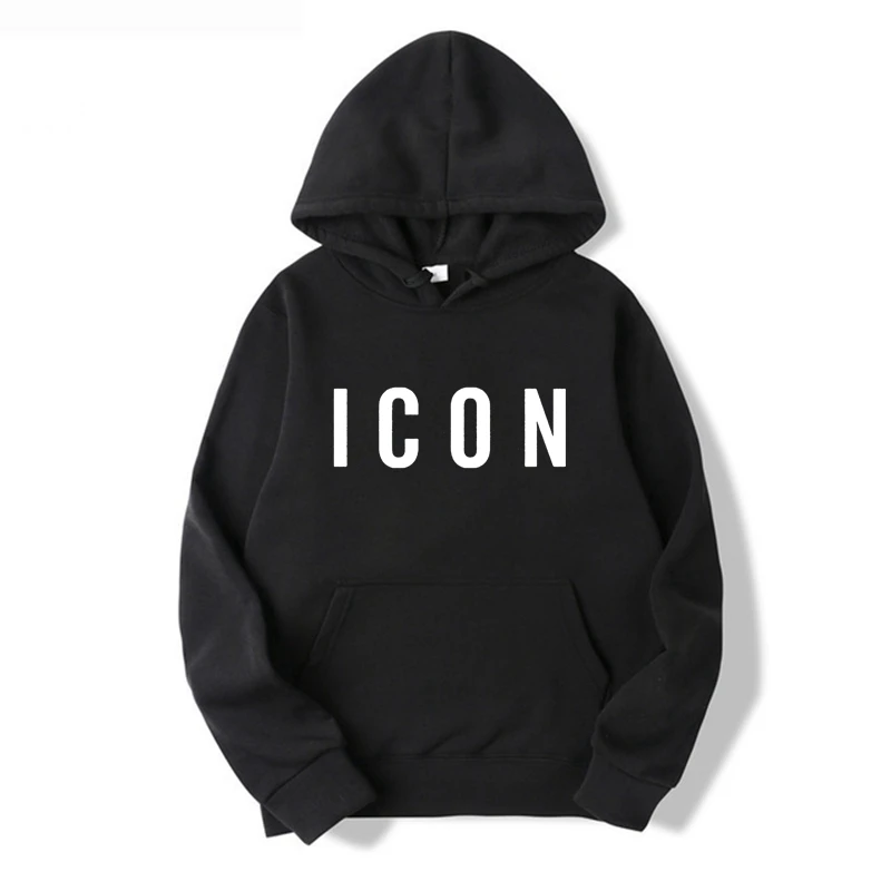 

2021 Spring And Summer ICON New Men's Hooded Hoodie Fashion Wild Boys Hoodies Casual Clothes Sweatshirts Coat Large Size S-3XL
