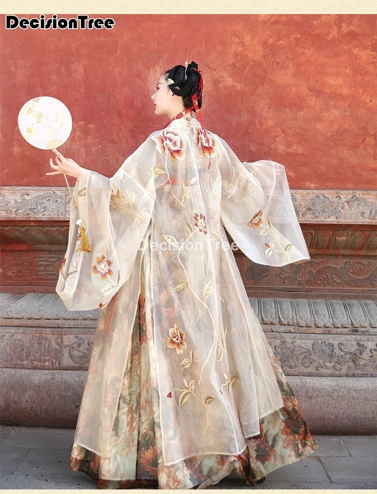 

2021 woman chinese traditional ancient dance costumes women national stage ethnic hanfu embroidery tang suit for lady