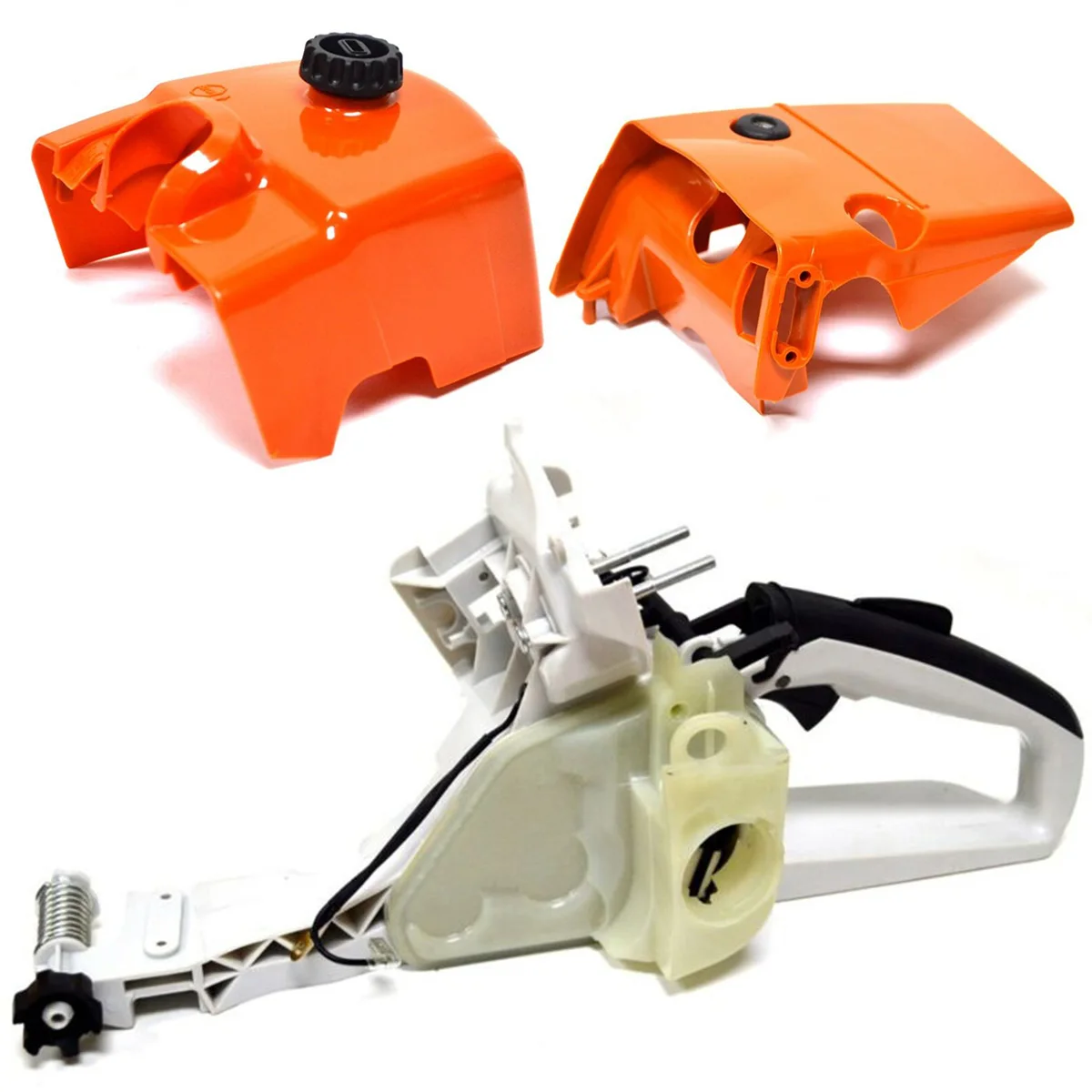 Комплект верхней крышки кожуха для топливного бака Stihl MS361 MS341 Задняя ручка