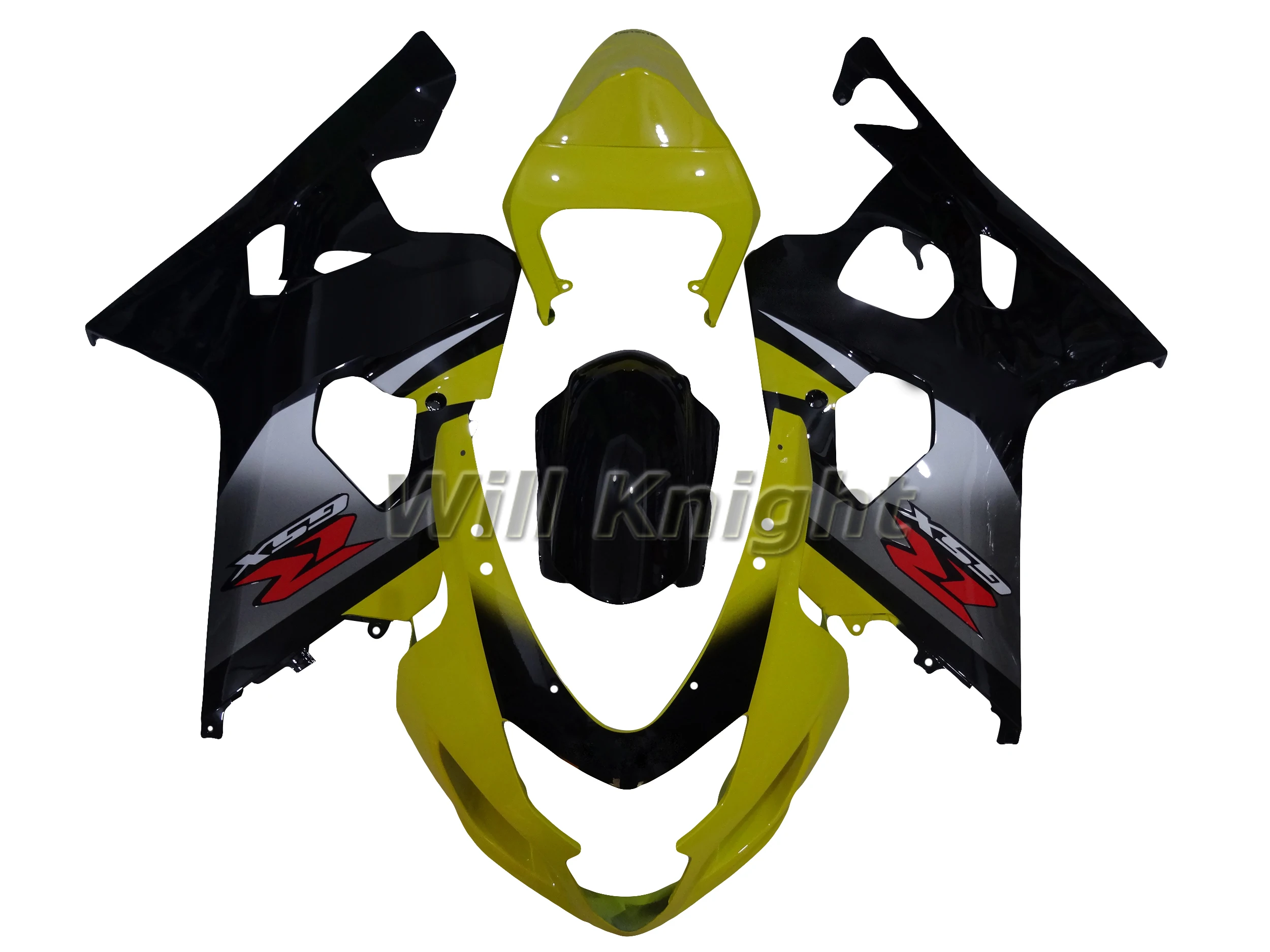 

Обтекатель для корпуса Suzuki GSXR600 GSXR750 K4 2004 2005 ABS глянцевый желтый черный серый