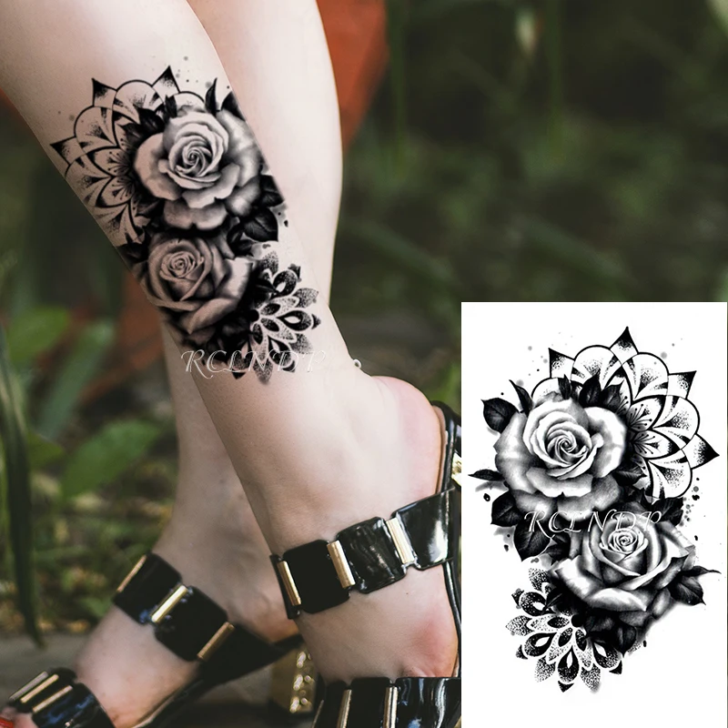 Waterproof Temporary Tattoo Sticker Big Tree Plant Color Water Ink Design Fake Tatoo Flash Tatto Body Art for Girl Women Men | Красота и