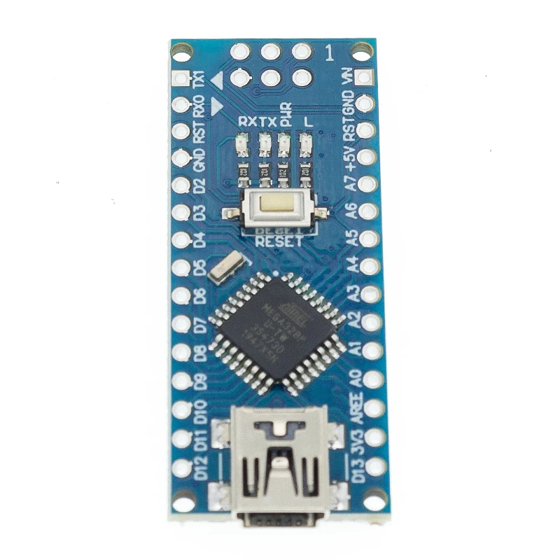 100 шт. Nano с Загрузчиком совместимый контроллер 3 0 Для arduino CH340 USB драйвера 16 МГц v3.0