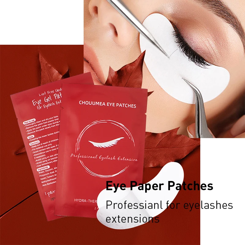 500pairs Eyelash Grafting Paper Patch Set Under Eye Pads for Extensions Lint Free Patches Lash Extension Makeup Tool | Красота и