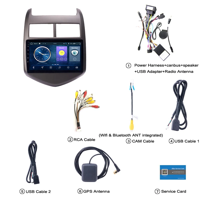 9 дюймов wanqi 8 1 автомобильный dvd мультимедиа gps навигация для Chevrolet Aveo/Sonic 2011 2012 2013