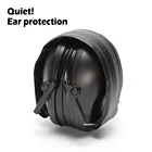 Тактическая защита для ушей складные регулируемые охотничьи снижают шум и защищают слуховой аппарат затычки для ушей тихий сон AF051