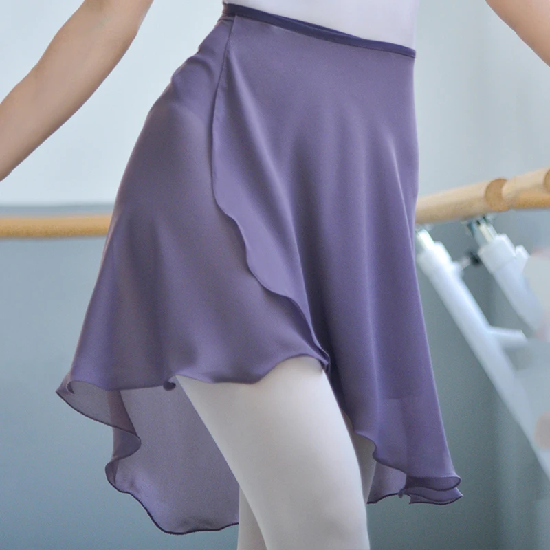 

2020 Ballet Dance Skirt Chiffon Women Ballet Practice Clothing One Piece Bandage Skirts Adult Training Performance Costume