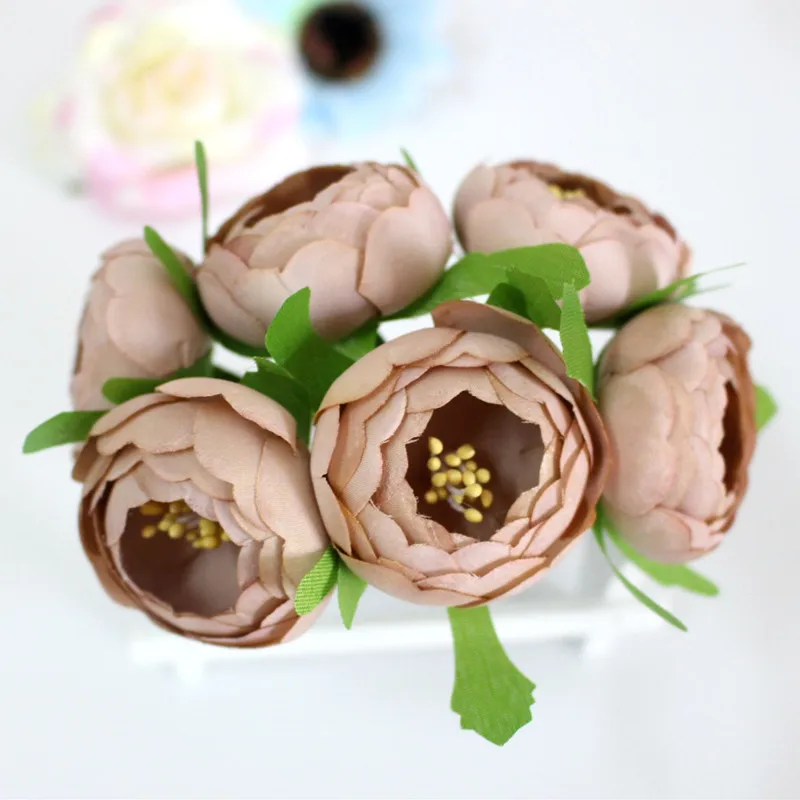 30 шт. Декоративная гирлянда из шелковой ткани 5 см | Дом и сад