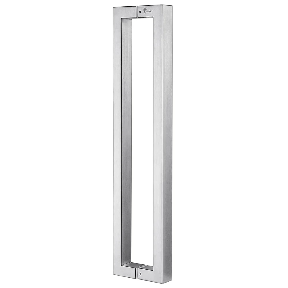 

36 inches Solid Standoffs Heavy-Duty Commercial Grade-304 Stainless Steel Push Pull Door Handle/Glass Barn Door 1 Pair