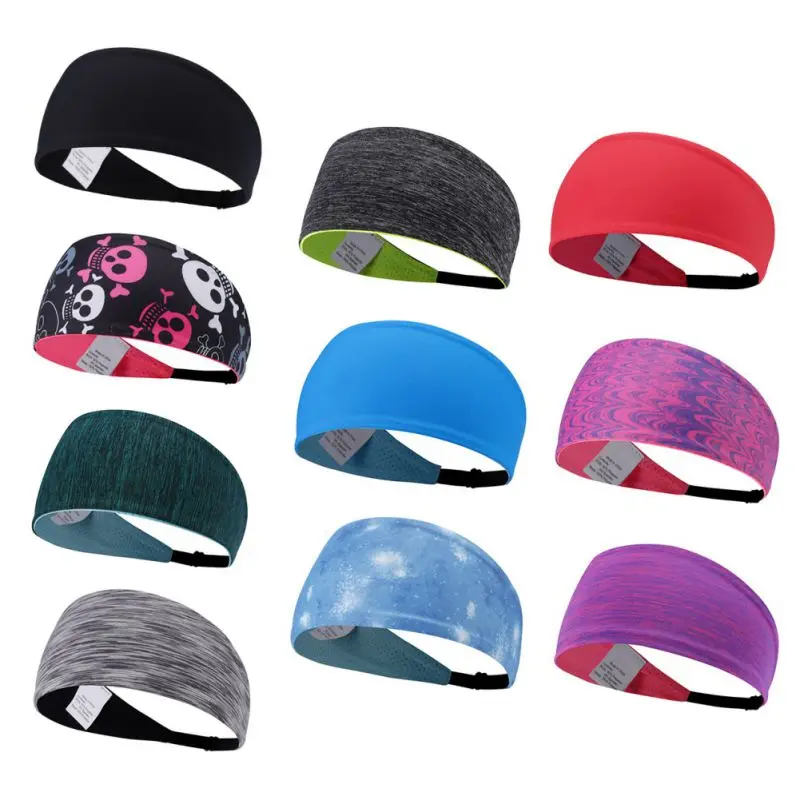 

Unisex Breathable Yoga Headband Outdoor Tennis Basketball Running Sports Sweatband High Absorption Durable Simple Sweatbands