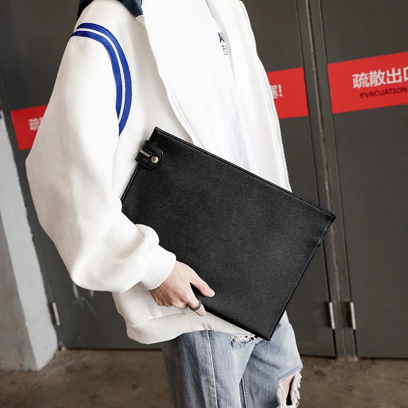 Новинка 2020 мужской портфель сумка для Ipad корейский стиль клатчи деловые