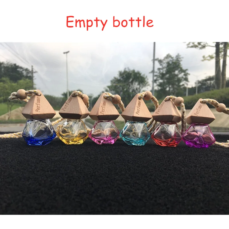 Автомобильный освежитель воздуха пустая стеклянная подвесная бутылка Авто