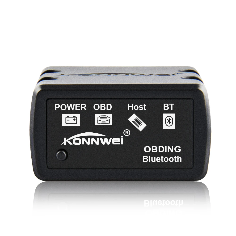 Автомобильный диагностический сканер KONNWEI Elm327 V1.5 совместимый с Bluetooth KW902 OBD2 Elm 327 V 1