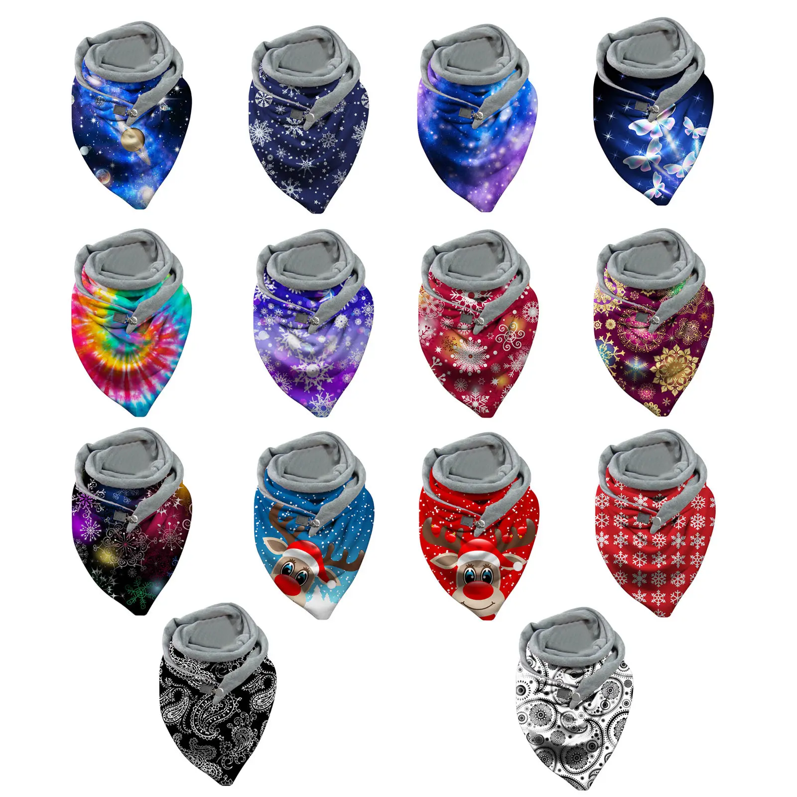 

Shawls Wrap Scarves Button Soft Chic for Offices Supermarkets Theaters
