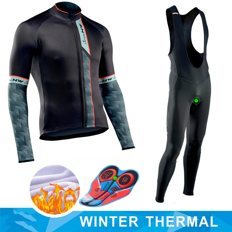 Ropa Ciclismo мужская зимняя велосипедная Джерси с длинным рукавом термальная флисовая велосипедная одежда для горного велосипеда велосипедная одежда гоночные спортивные костюмы