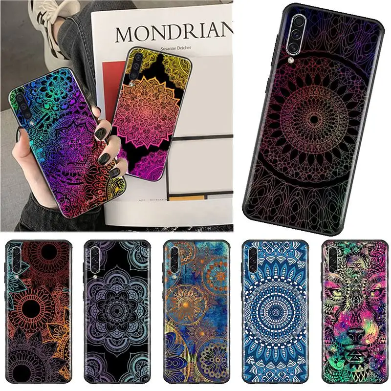 

Mandalas Pattern Phone Case For Samsung A40 A50 A51 A71 A20E A20S S8 S9 S10 S20 Plus note 20 ultra 4G 5G