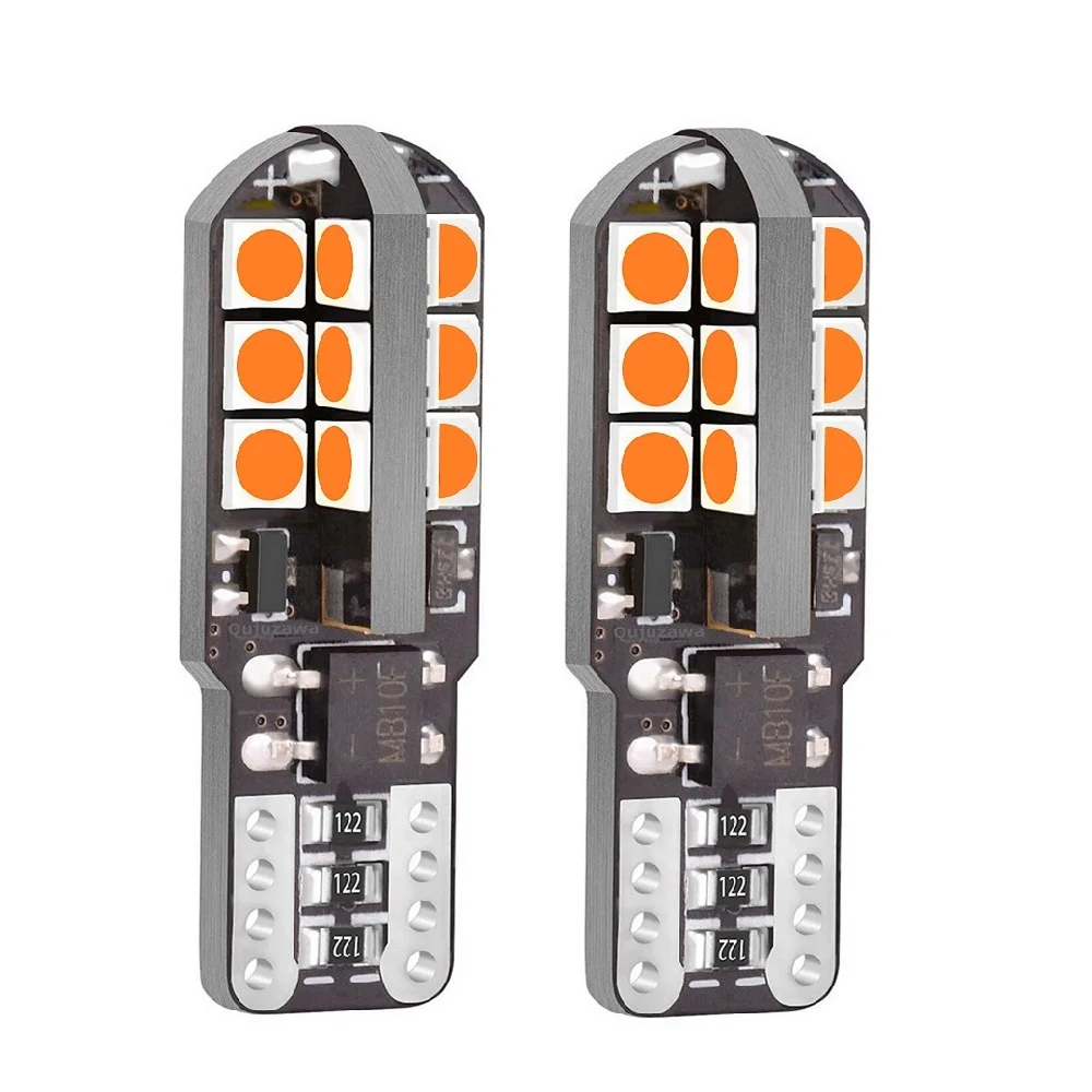 2 шт. T10 W5W супер яркий 24smd 3030 светодиодные парковочные фары автомобиля Поворотная