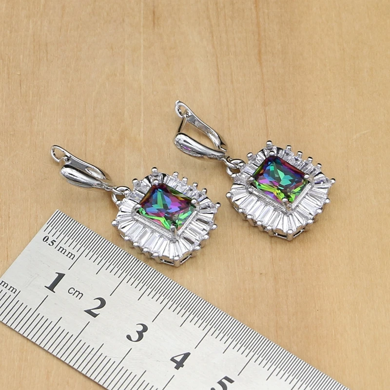 Женский ювелирный комплект из серебра 925 пробы серьги/кольца/ожерелье | Украшения