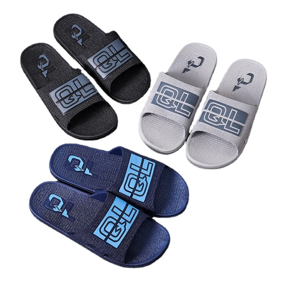 

Summer Fashion Couple Slippers Men's Flip-Flops Outdoor Bathroom Home Slippers Indoor Slippers