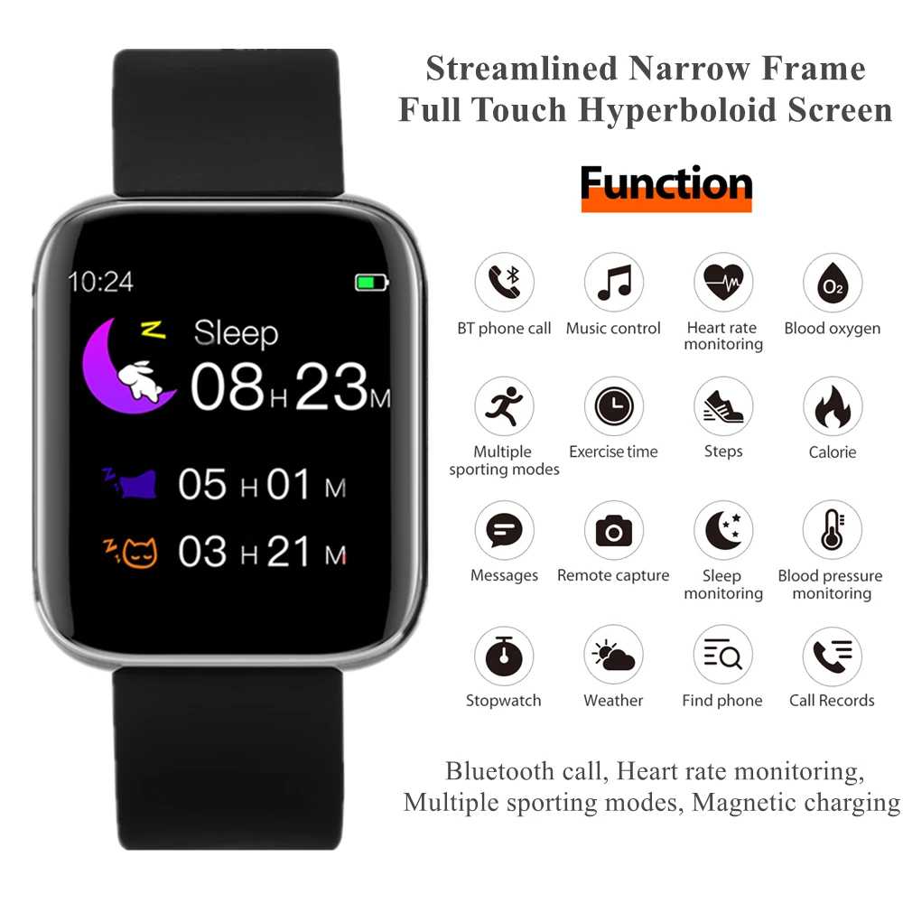 S2 мужские и женские умные часы с полным сенсорным экраном поддержка BT вызова