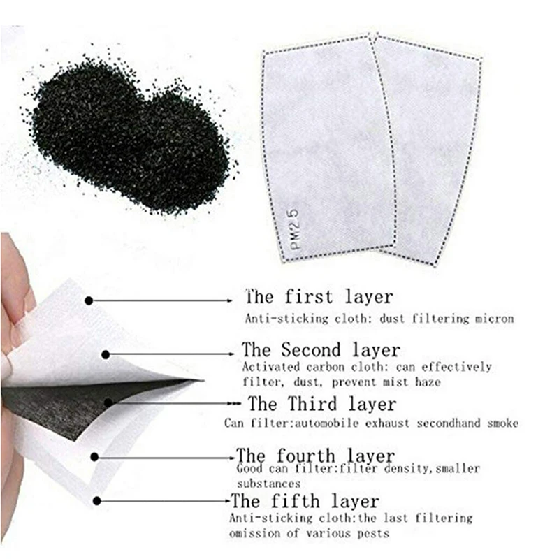 10 шт. противозагрязняющая маска маски для защиты от пыли одноразовые лица