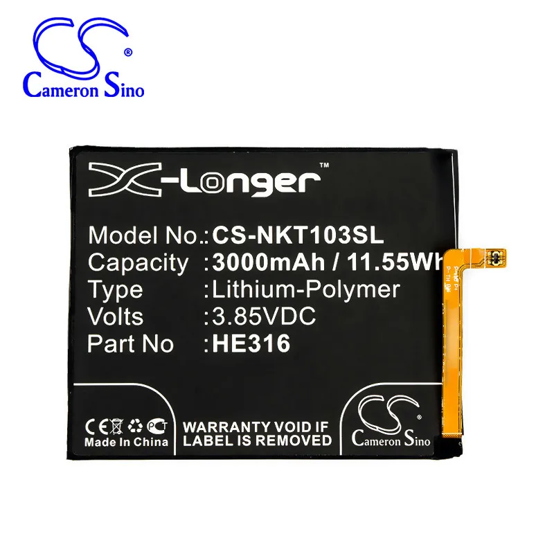 CameronSino for NOKIA 6 6 Dual SIM HMD D1C TA-1000 TA-1003 T