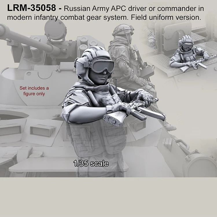

Модель из смолы 1/35, фигурка солдата GK, русская армия, водитель танка, Современная военная тема, несобранный и Неокрашенный комплект