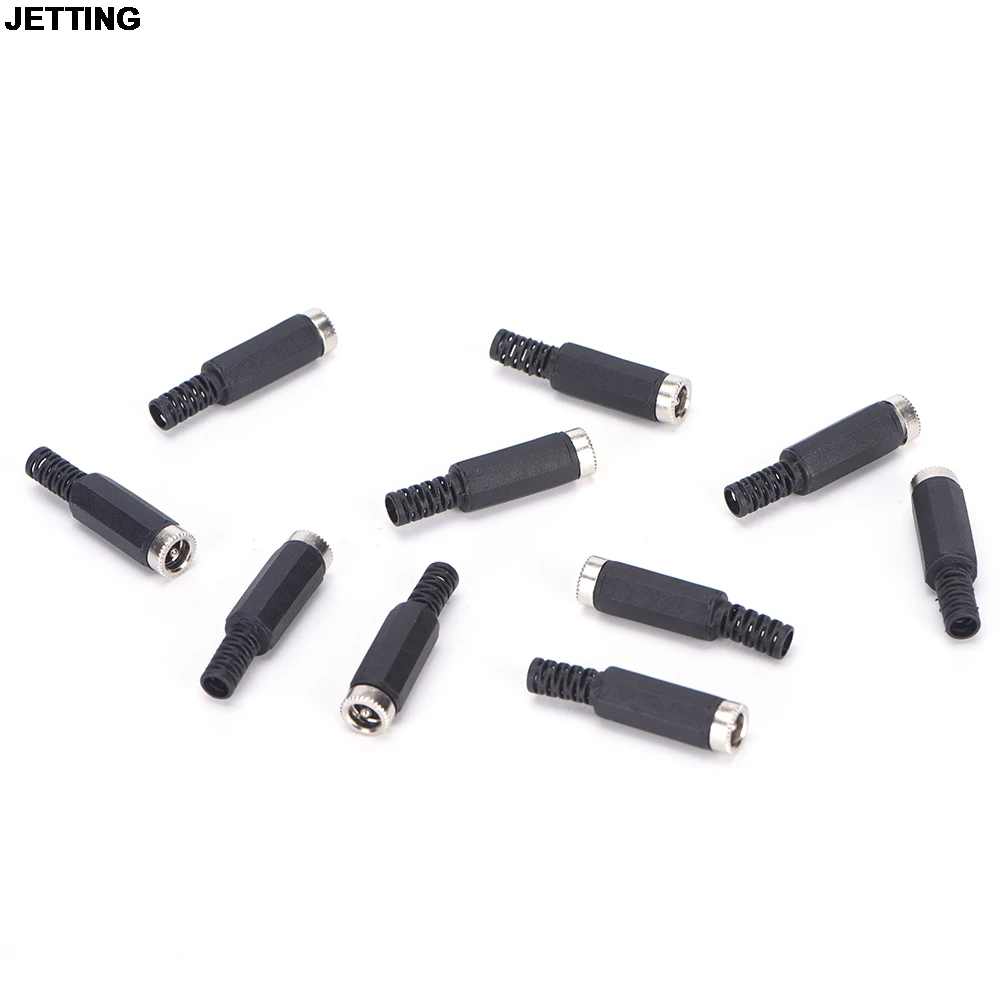 

10pcs 5.5x2.1mm DC Female Jack Plug Adapter Connector DIY Drop Shipping