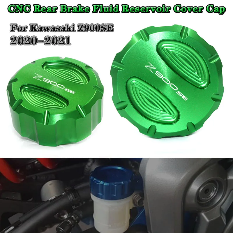 

CNC Aluminum Rear & Front Brake Fluid Reservoir Cap Cylinder cover For KAWASAKI Z900SE Z900 SE 2022 Motorcycle Accessoire