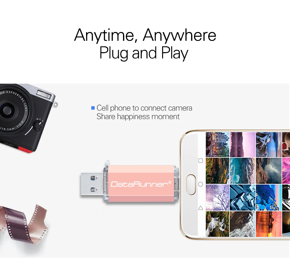 USB флеш-накопитель DataRunner type C 128 Гб OTG флеш-накопитель 16 ГБ 32 ГБ 64 ГБ 256 ГБ 512 ГБ флеш-накопитель Высокоскоростной USB 3,0 карта памяти
