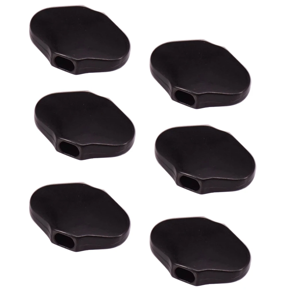 6 шт. черная гитара Тюнинг колышки машина для пришивки пуговиц головки ручки с