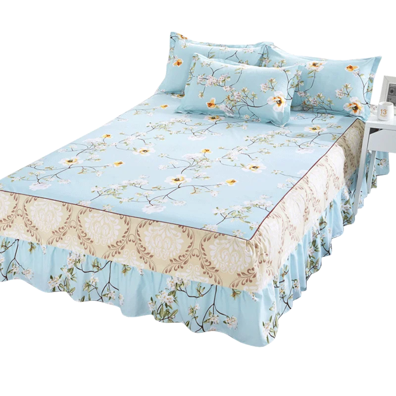 С Три-дэ принтом cubrecama покрывало постельные принадлежности модные хлопковые юбки