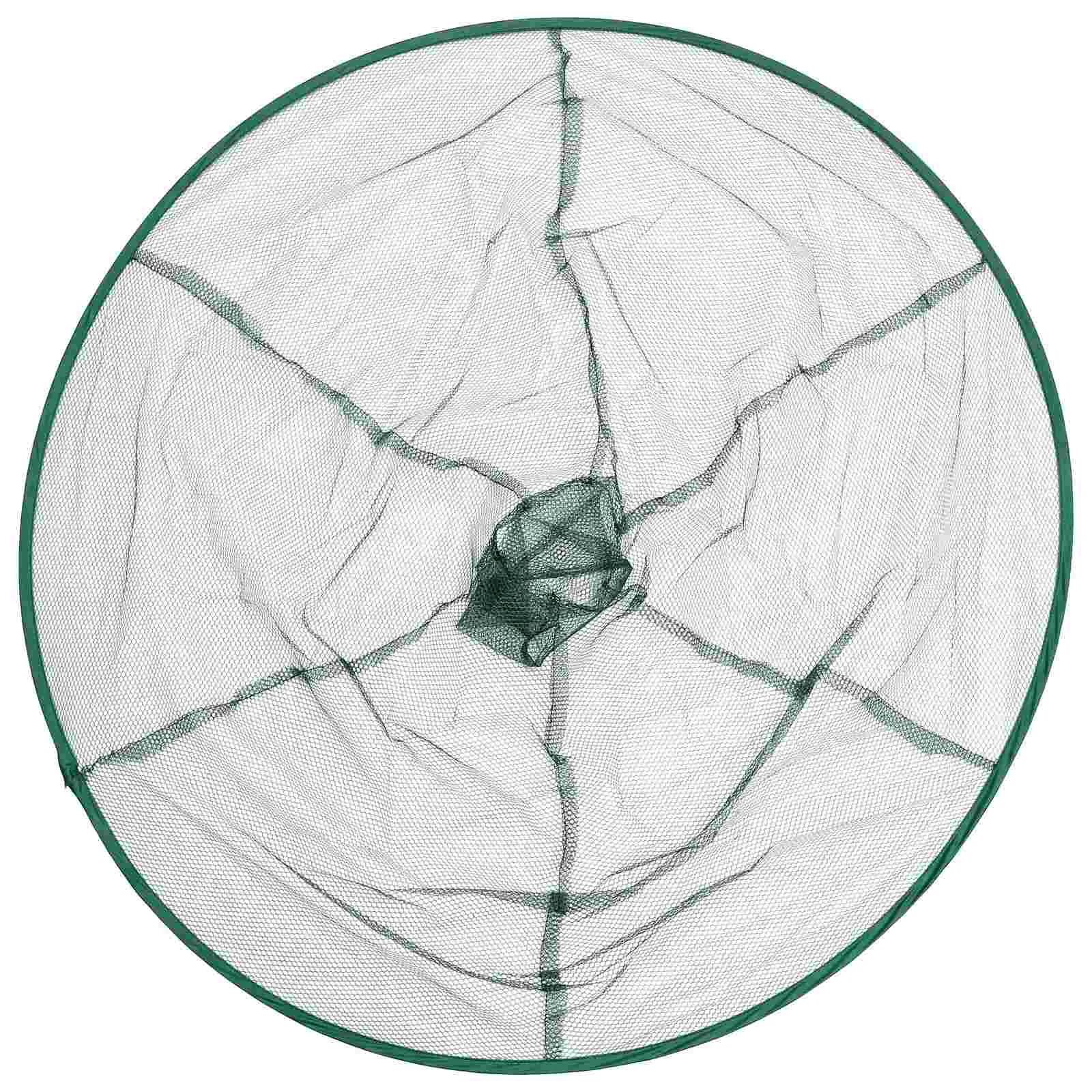 

1Pc Portable Fishing Net Foldable Fishing Tool Seafood Fishing Net Round Catcher